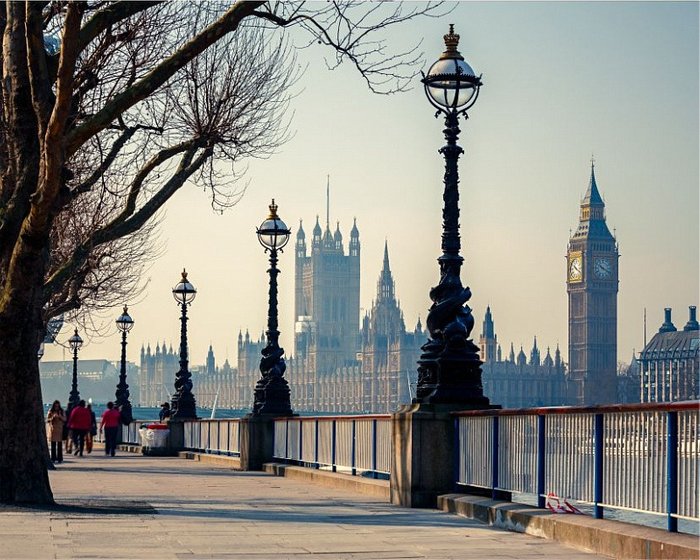 Картина с фотопечатью "Прогулка по Лондону"