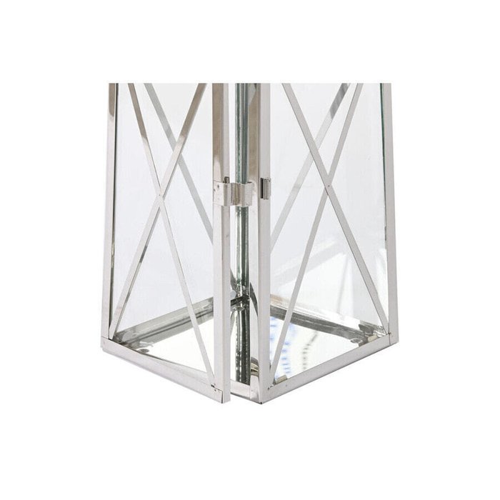 Фонарь Home ESPRIT Серебристый Стеклянный Сталь хром 20 x 20 x 48 cm (3 Предметы) - лучшие Аксессуары для гостиной в INMYROOM Фонарь Home ESPRIT Серебристый Стеклянный Сталь хром 20 x 20 x 48 cm (3 Предметы) - лучшие Аксессуары для гостиной в INMYROOM