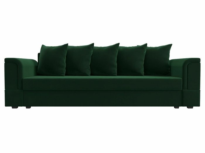 Диван-кровать Лига 005 темно-зеленого цвета - купить Прямые диваны по цене 30999.0