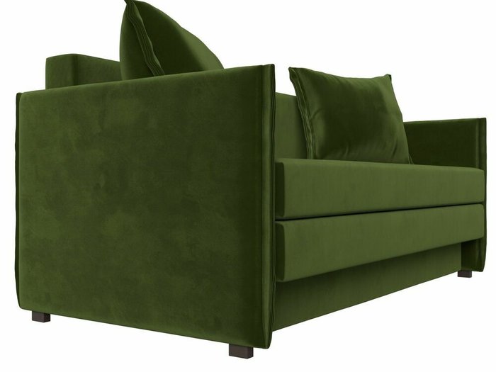 Диван-кровать Лига 011 зеленого цвета - лучшие Прямые диваны в INMYROOM