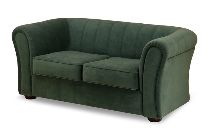 Прямой диван-кровать Бруклин Премиум зеленого цвета - купить Прямые диваны по цене 48700.0