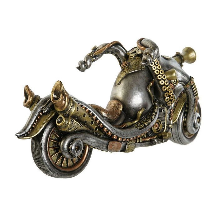Декоративная фигура Серый Разноцветный Мотоцикл 30 x 11 x 14 cm - купить Фигуры и статуэтки по цене 3911.0