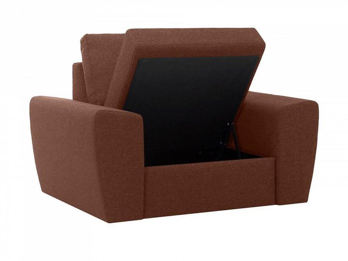 Кресло Peterhof коричневого цвета с ёмкостью для хранения - лучшие Интерьерные кресла в INMYROOM
