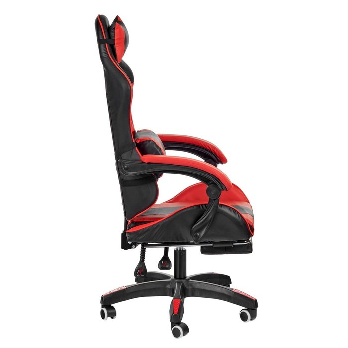 Компьютерное кресло Alfa красно-черного цвета - лучшие Офисные кресла в INMYROOM