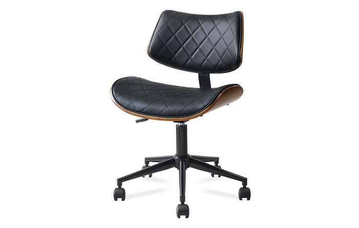 Кресло Harvey, черный/орех - лучшие Офисные кресла в INMYROOM