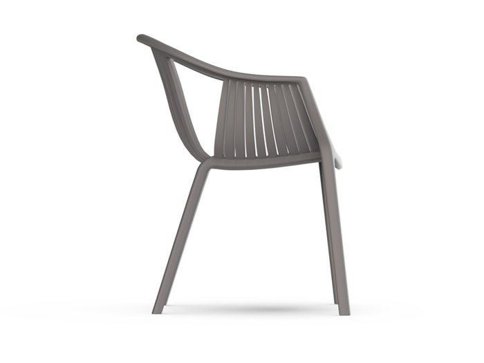 Стул с подлокотниками Epos серого цвета - купить Обеденные стулья по цене 5900.0