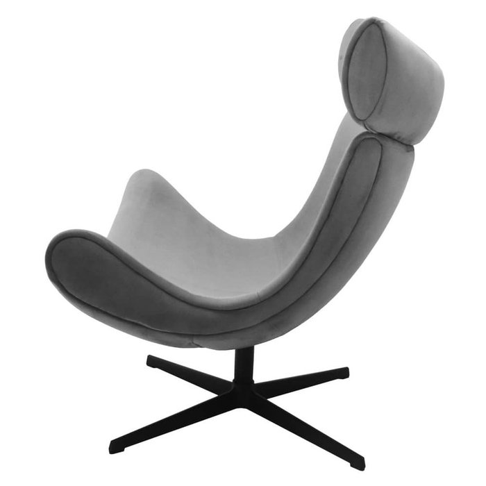 Кресло Toro серого цвета - лучшие Интерьерные кресла в INMYROOM