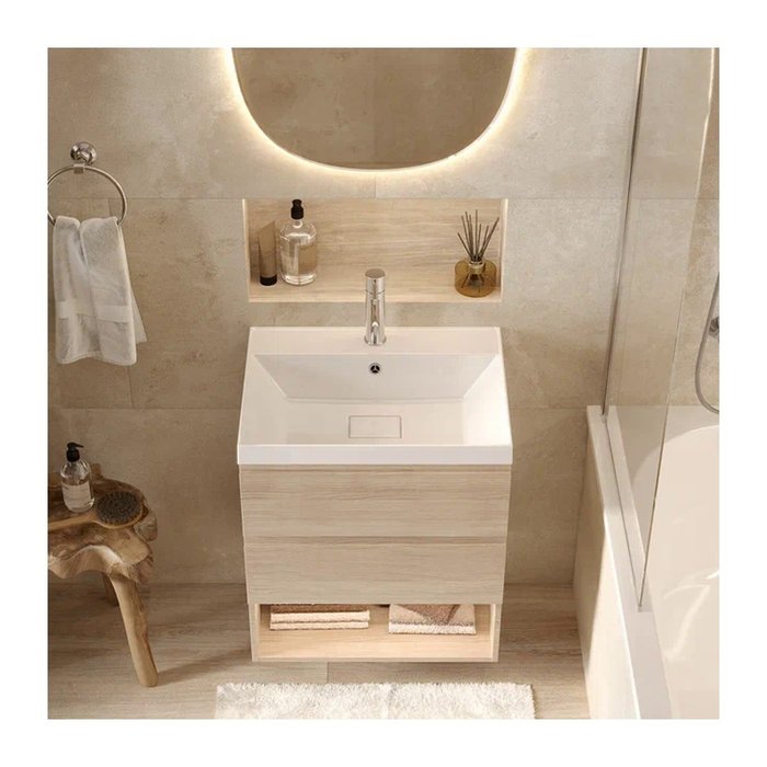 Раковина Paola Torino 600, белый - лучшие Раковины для ванной комнаты в INMYROOM