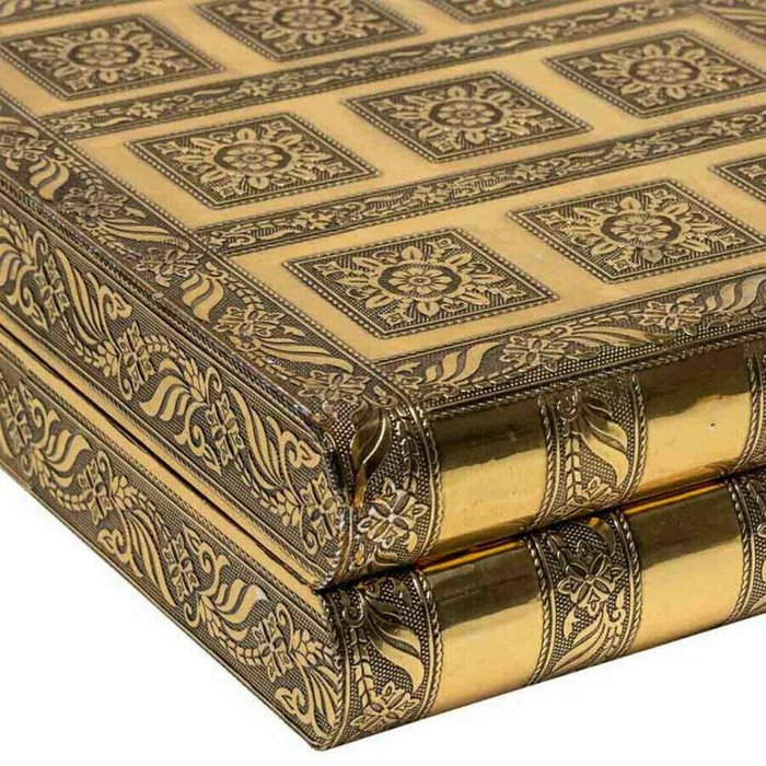 Шкатулки Шкатулка Alexandra House Living Позолоченный Алюминий Деревянный MDF 15 x 7 x 30 cm - купить Фигуры и статуэтки по цене 4940.0