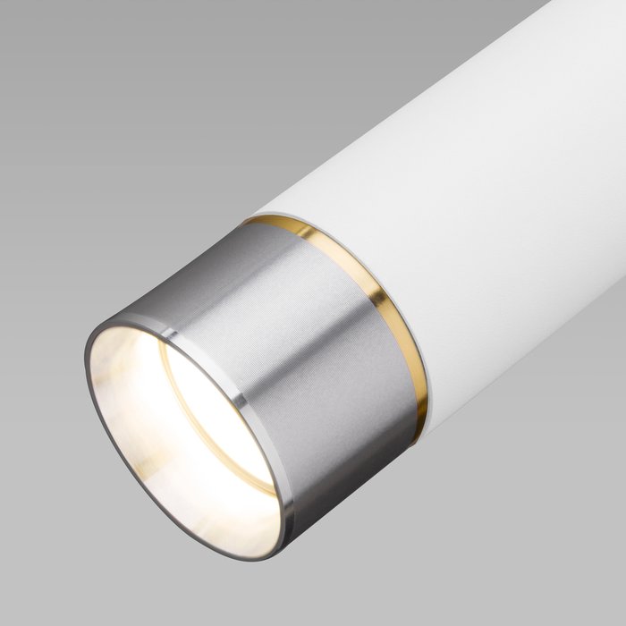 Подвесной светильник DLN107 GU10 белый/серебро - лучшие Подвесные светильники в INMYROOM