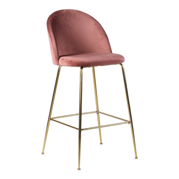 Барный стул Lausanne розового цвета 