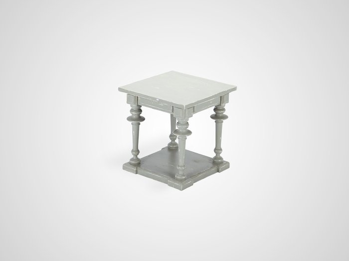Ламповый столик на резных ножках из дерева махагони 61x58x58 см - купить Прикроватные тумбы по цене 54350.0