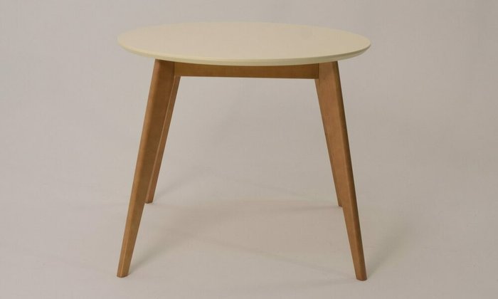 Стол обеденный Сканди D90 бежевого цвета - лучшие Обеденные столы в INMYROOM