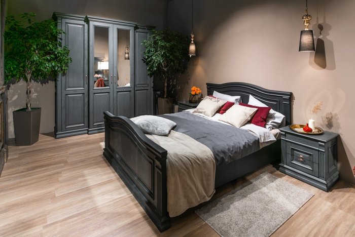 Кровать Rimar 160х200 цвета Готика - лучшие Кровати для спальни в INMYROOM