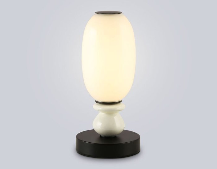 Настольная лампа Ceramo Modern LH53154 (стекло, цвет белый)