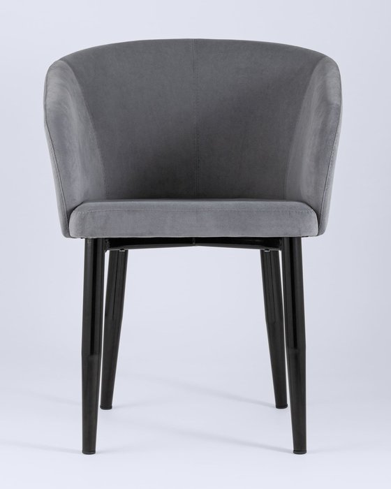 Стул Ральф серого цвета - лучшие Обеденные стулья в INMYROOM
