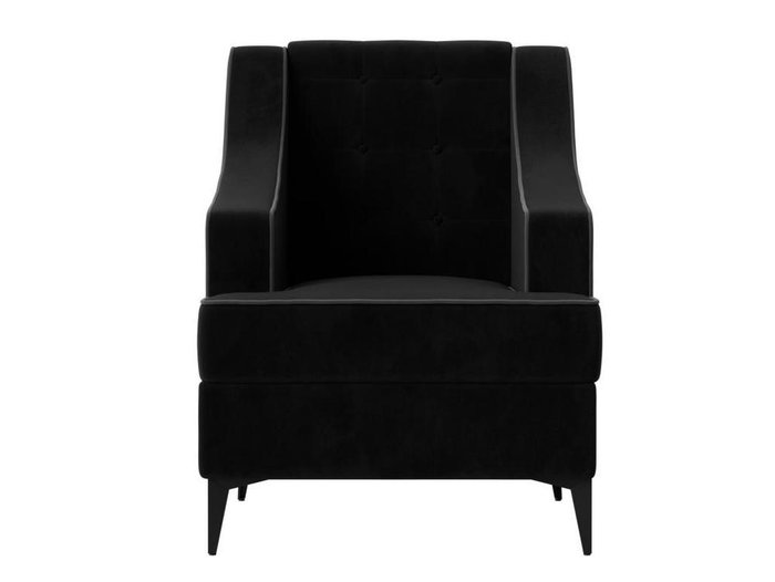 Кресло Марк черного цвета - купить Интерьерные кресла по цене 27999.0