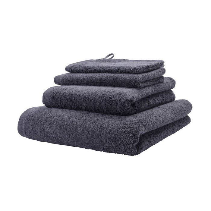 Набор из шести полотенец-рукавиц London 16x22 серого цвета - купить Банные полотенца по цене 5931.0