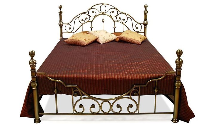 Кровать Victoria 180х200 цвета античная медь - лучшие Кровати для спальни в INMYROOM