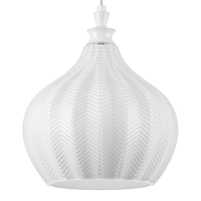 Люстра ROCCO 1х6W (led) E27 БЕЛЫЙ - лучшие Подвесные люстры в INMYROOM Люстра ROCCO 1х6W (led) E27 БЕЛЫЙ - лучшие Подвесные люстры в INMYROOM
