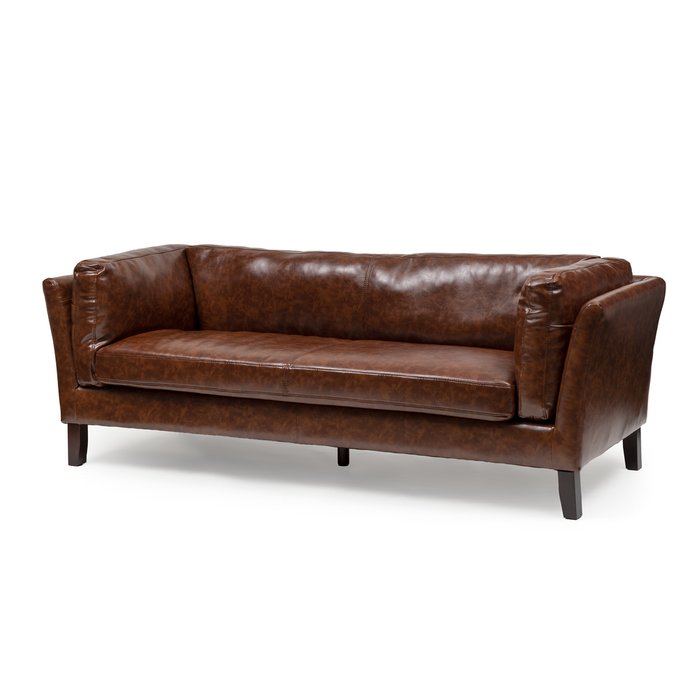 Прямой диван Kelly коричневого цвета - купить Прямые диваны по цене 76300.0