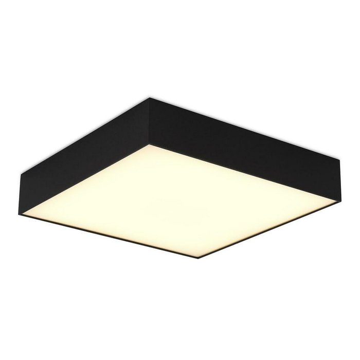 Светильник потолочный Черный LED 1*48W 3000K 4 320Lm Ra>90 120° IP20 L400xW400xH55 220V Накладные светильники Светильник потолочный Черный LED 1*48W 3000K 4 320Lm Ra>90 120° IP20 L400xW400xH55 220V Накладные светильники