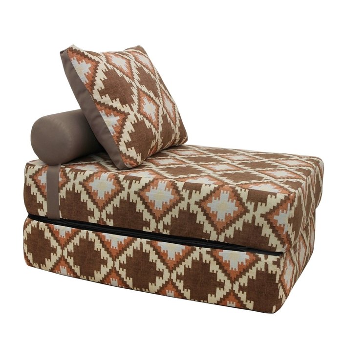 Кресло-кровать с валиком и подушкой - купить Бескаркасная мебель по цене 17500.0