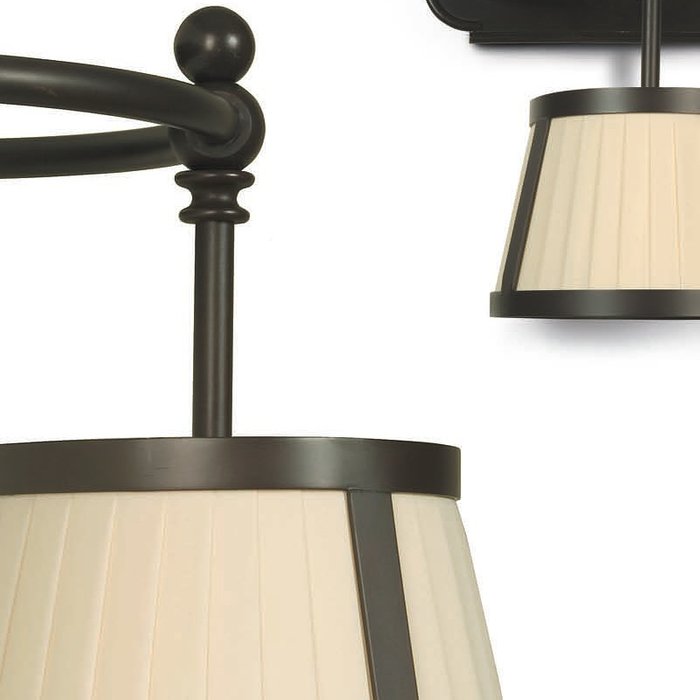 Настенный светильник Zonca с текстильным плиссированным абажуром - купить Бра и настенные светильники по цене 43100.0