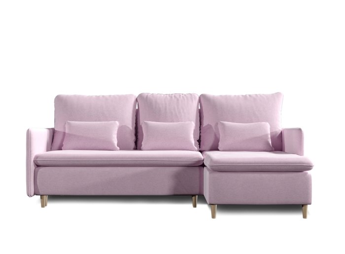 Диван-кровать Ron розового цвета