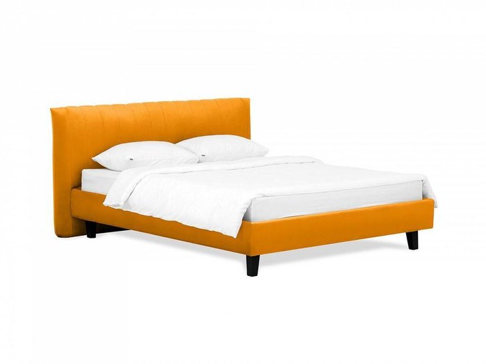 Кровать Queen Anastasia L 160х200 оранжевого цвета - купить Кровати для спальни по цене 46580.0