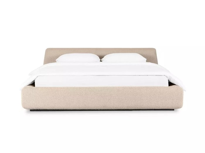 Кровать Vatta 140х200 бежевого цвета без подъемного механизма - купить Кровати для спальни по цене 58560.0