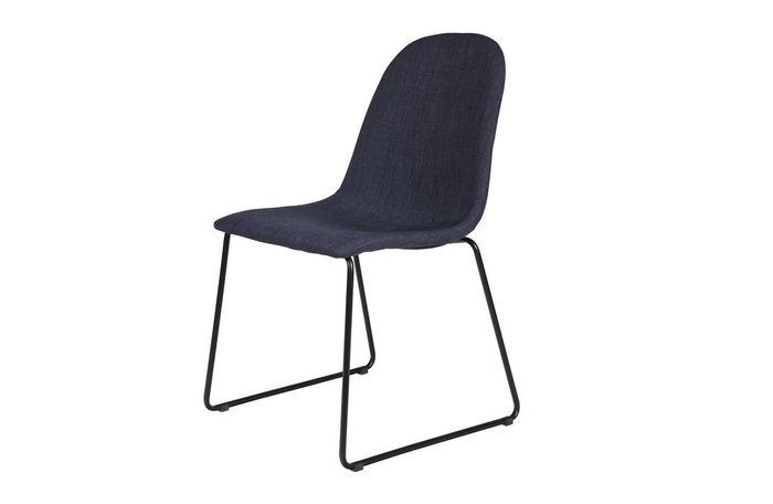   Комплект из двух стульев "COOPER DINING CHAIR DARK BLUE" - купить Обеденные стулья по цене 39724