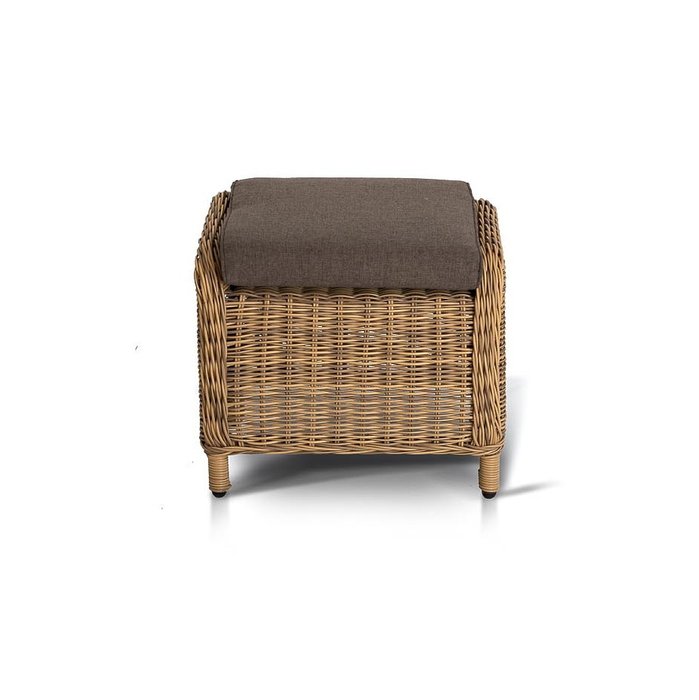 Пуф Толедо бежево-коричневого цвета - купить Садовые стулья по цене 13705.0