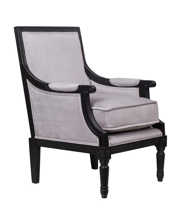 Классическое кресло Coolman черно-серого цвета