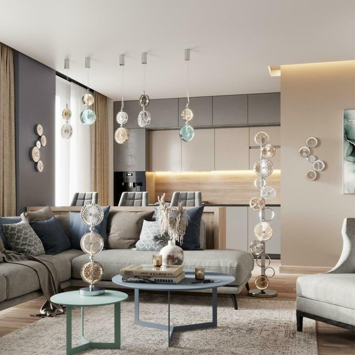 Подвесной светильник Odeon Light CARAMELLA 5416/13LB - лучшие Подвесные светильники в INMYROOM