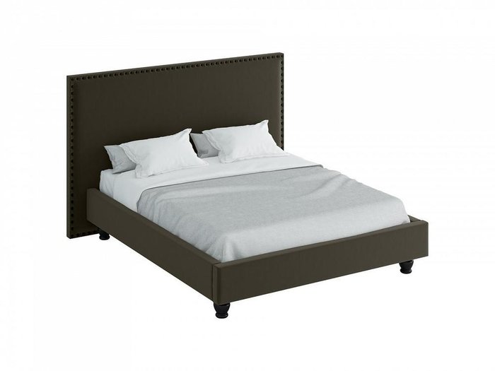 Кровать Blues темно-серого цвета 180х200