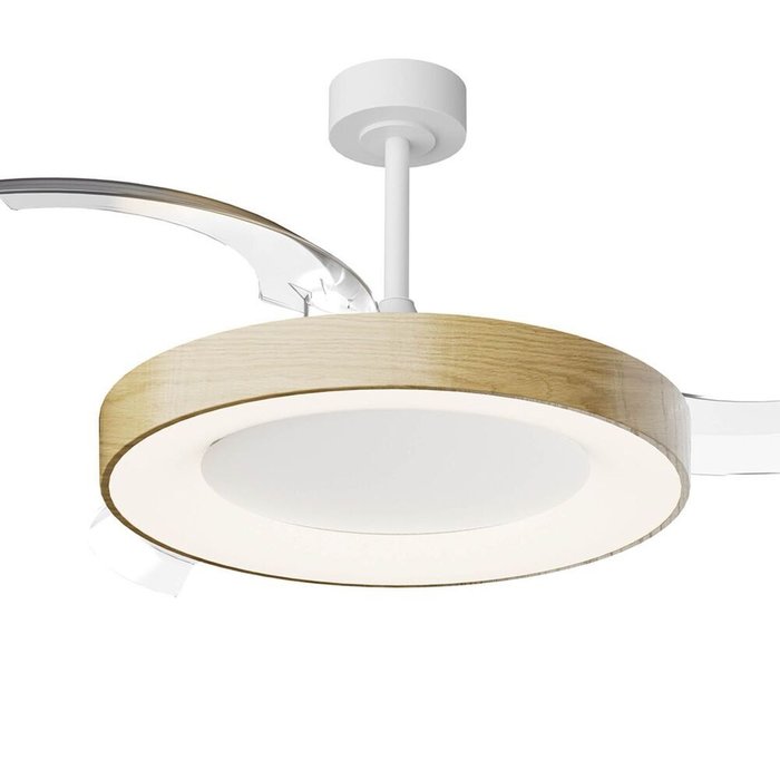 Люстра-вентилятор Niseko Fan 9058 (пластик, цвет бежевый) - купить Потолочные светильники по цене 49054