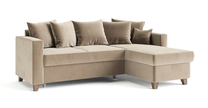 Угловой диван-кровать Эмилио бежевого цвета - купить Угловые диваны по цене 69097.0