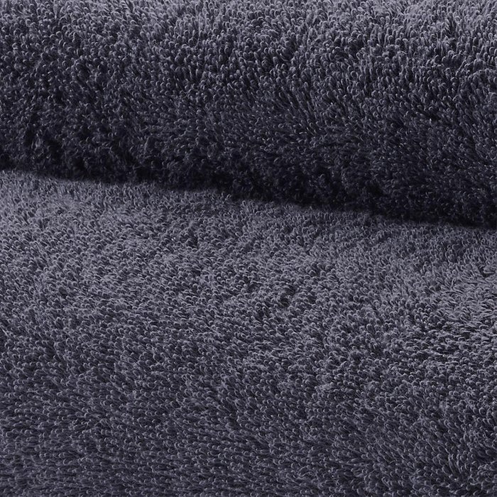 Набор из трех полотенец London 55x100 серого цвета - лучшие Банные полотенца в INMYROOM