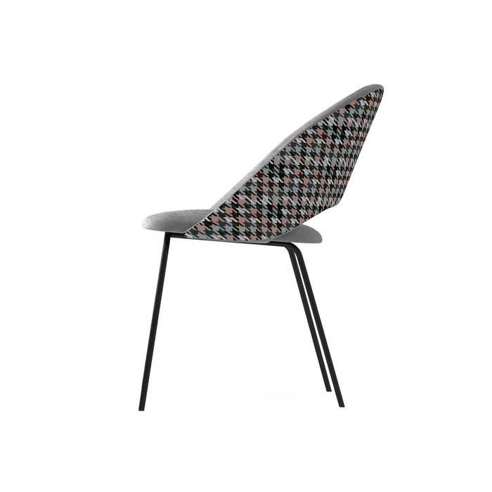 Стул мягкий Mark серого цвета - купить Обеденные стулья по цене 15400.0