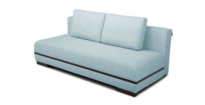 Прямой диван-кровать Марио голубого цвета - купить Прямые диваны по цене 61980.0