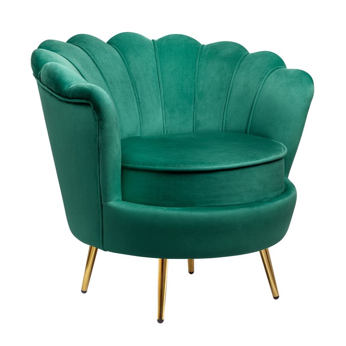 Кресло Pearl зеленого цвета - купить Интерьерные кресла по цене 33040.0