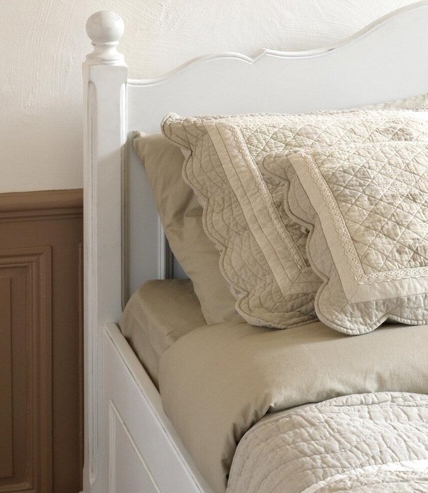 Кровать Нордик с низким изножьем 120х200 - лучшие Кровати для спальни в INMYROOM