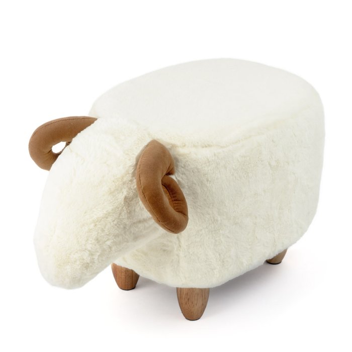 Пуф дизайнерский Le Mouton белого цвета