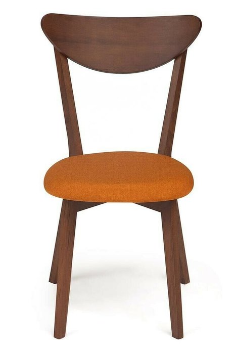 Набор из двух стульев Maxi оранжево-коричневого цвета - лучшие Обеденные стулья в INMYROOM