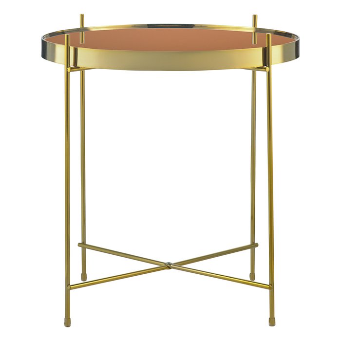 Кофейный стол Josen S золотого цвета - лучшие Кофейные столики в INMYROOM