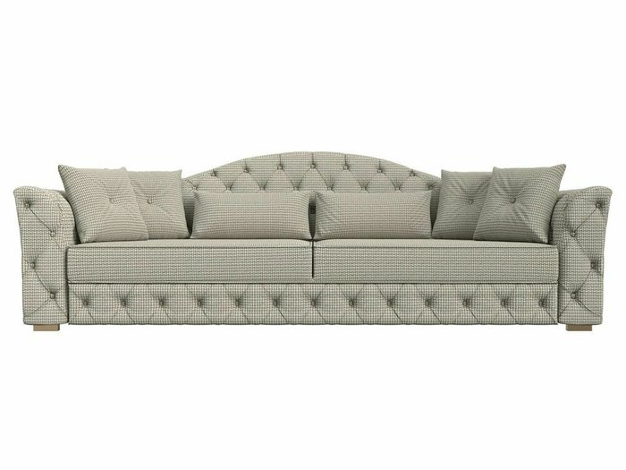 Прямой диван-кровать Артис серо-бежевого цвета - купить Прямые диваны по цене 69999.0
