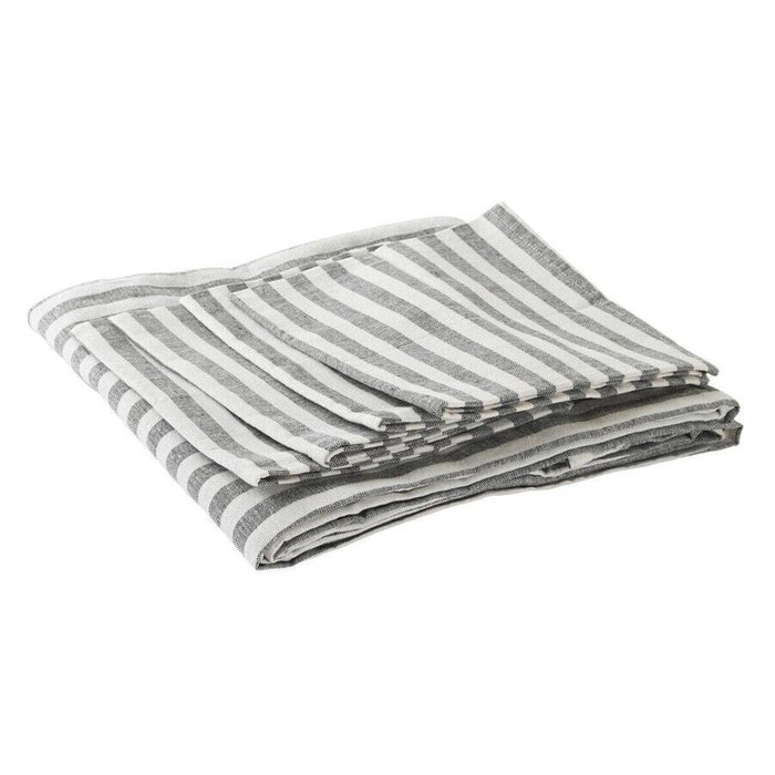 Скатерть и салфетки DKD Home Decor 150 x 150 x 0,5 см Серый Белый Зеленый - купить Скатерти по цене 3841
