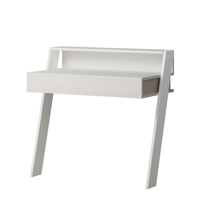Письменный стол Working table белого цвета Письменный стол Working table белого цвета