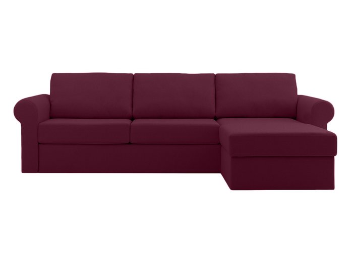 Угловой диван-кровать Peterhof пурпурного цвета 